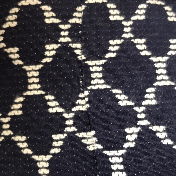 {BB Dakota} Sleeveless Shift Dress Navy/White 10 - Picture 8 of 8